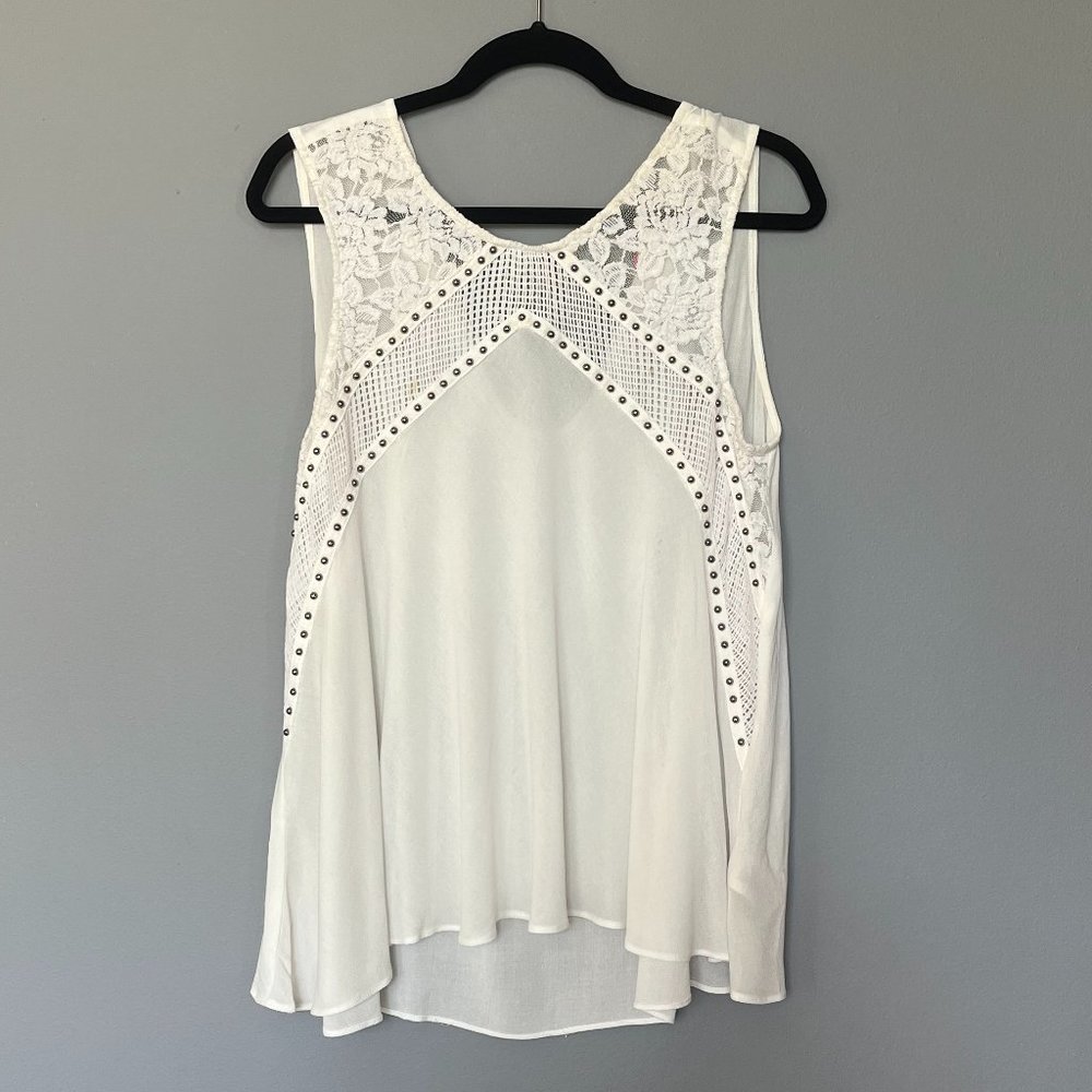 Rohmer Lace Detail Top